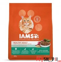 IAMS Healthy Cat Food Chicken And Salmon 400 Gm